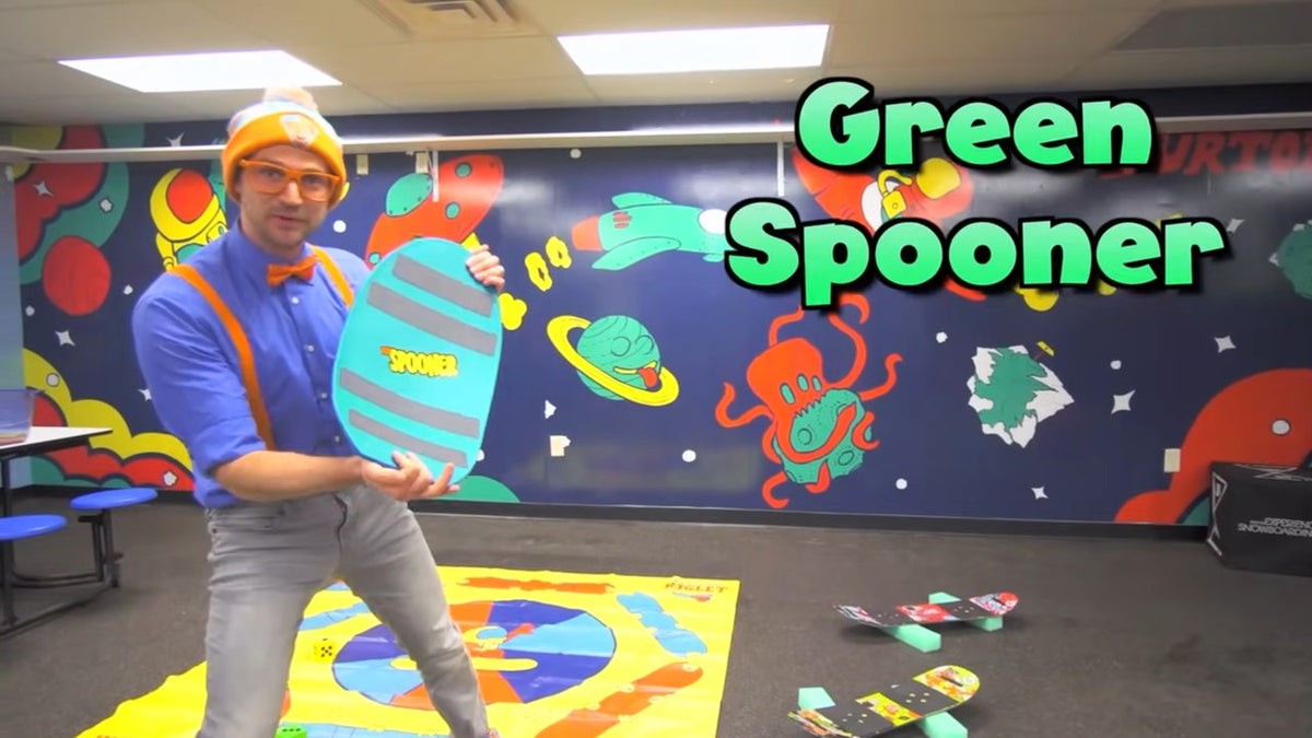 Blippi tries a Spooner!